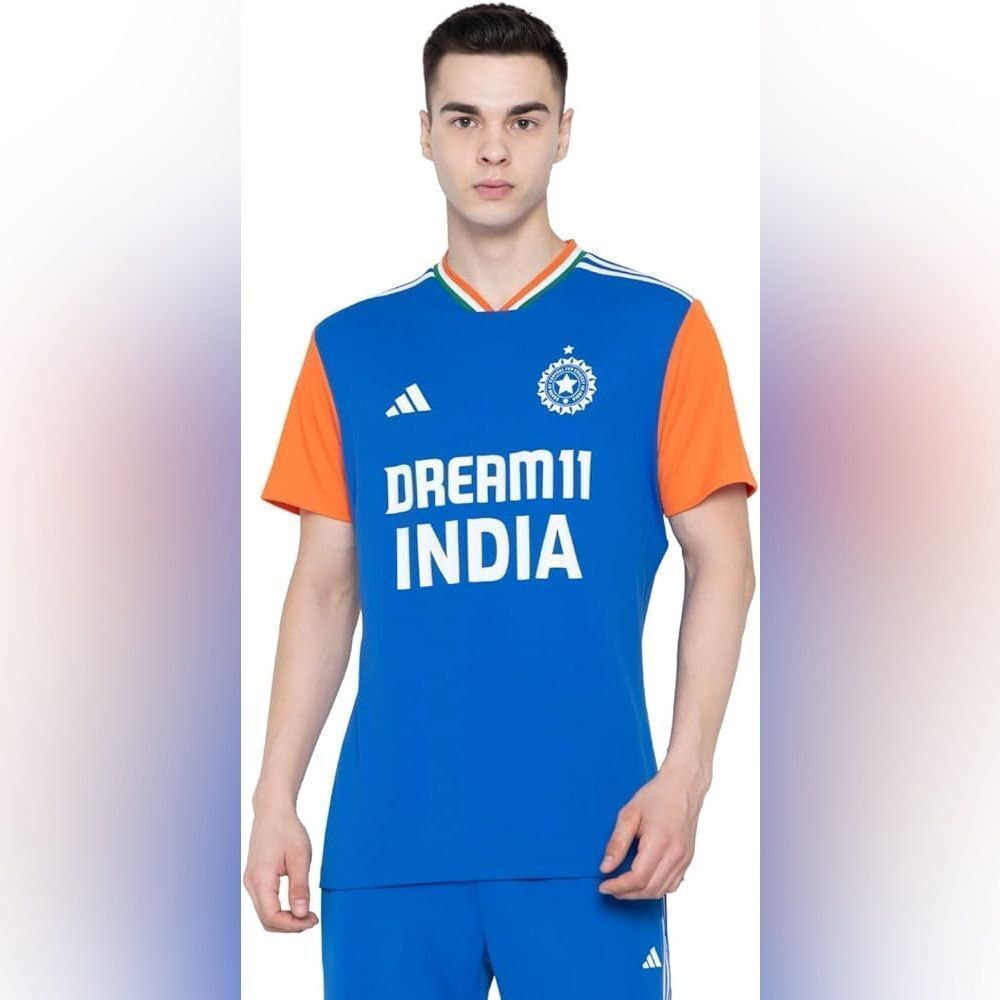 Adidas India T20 - Fan Jersey size Large Blue NWT in packaging
